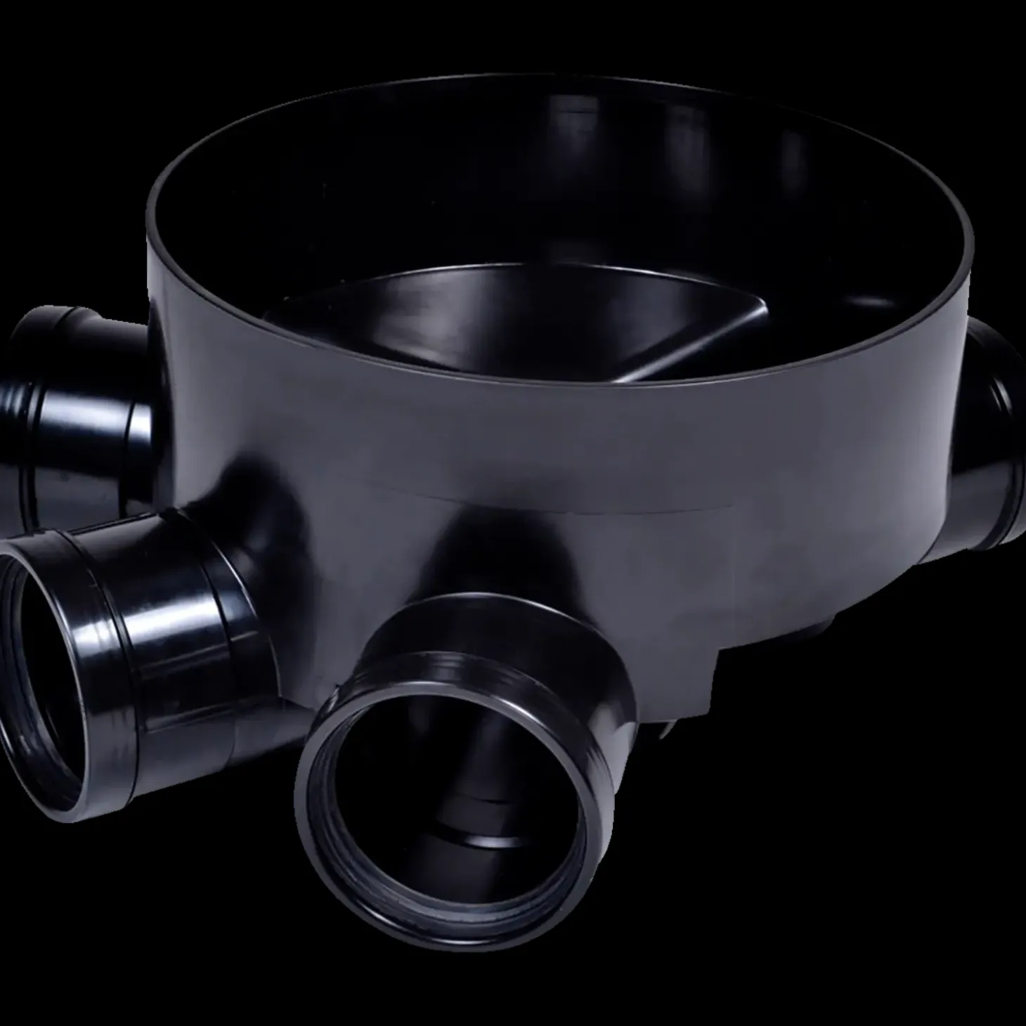 Wavin rense & inspektionsbrønd TP2 m/højre og venstre tilløb 160x315 mm