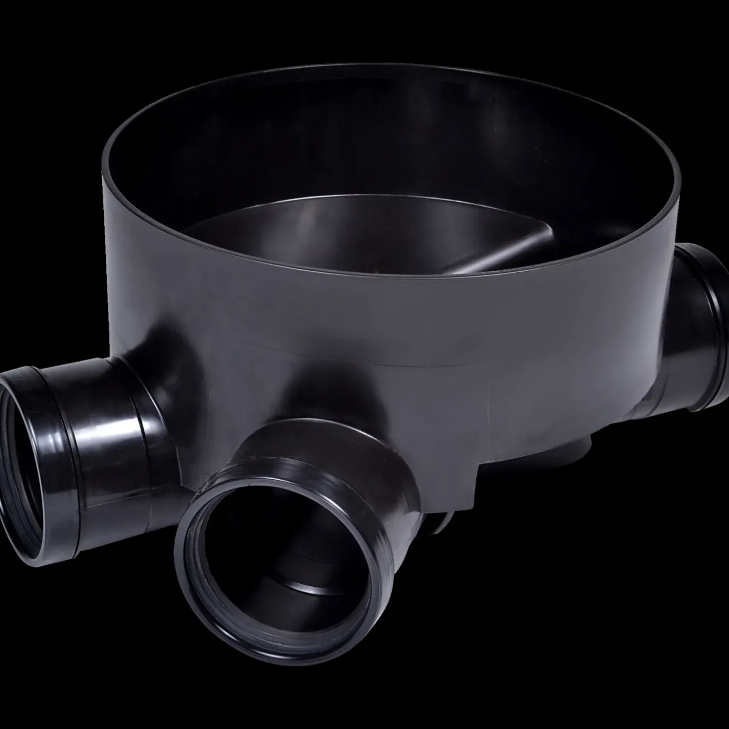 Wavin rense & inspektionsbrønd TP3 m/venstre tilløb 110x315 mm