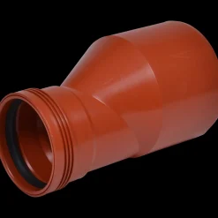 Wavin Wafix kloakrør PP rød reduktion 160/110 mm