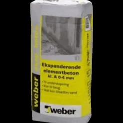 Weber eksp. elementbeton 0-4 mm, kl. A, 15 kg
