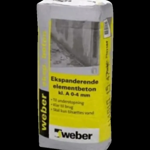 Weber eksp. elementbeton 0-4 mm, kl. A, 15 kg