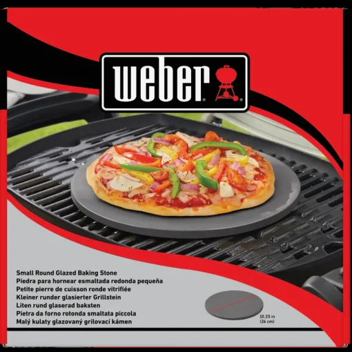 Weber pizzasten  Ø26 cm grå