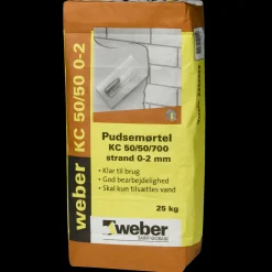 Weber Pudsmørtel KC 50/50/700 0-2 mm 25 kg