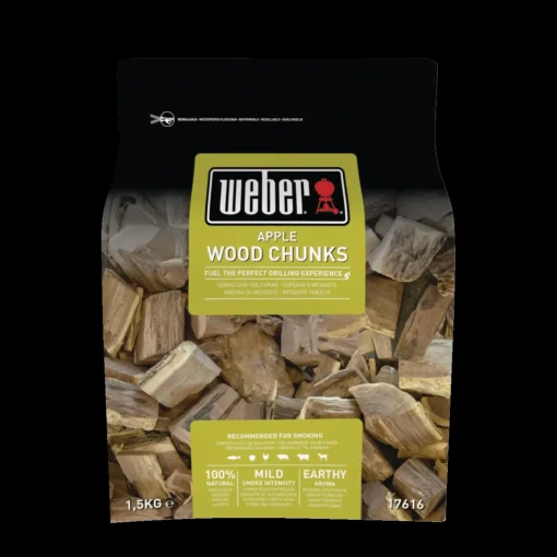 Weber røgchunks æble 1,5 kg