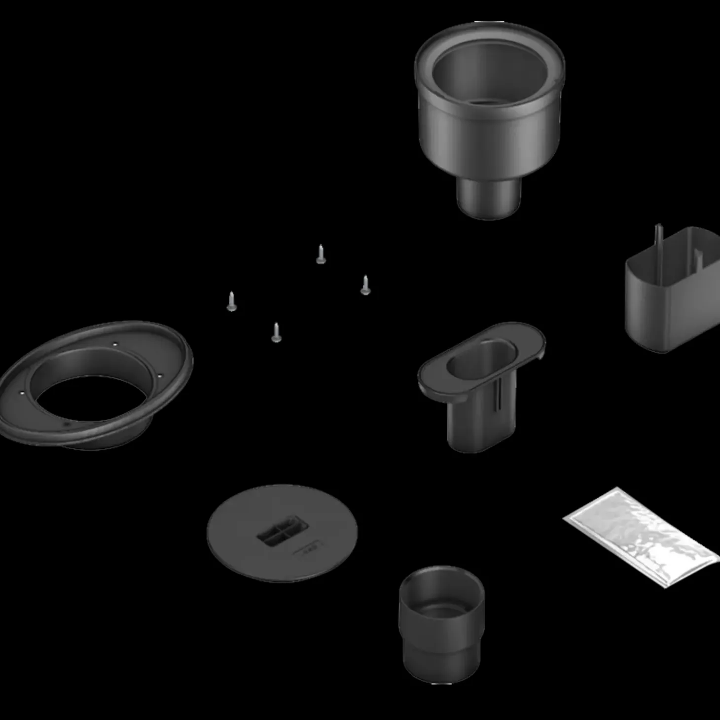 wedi Fundo rendeafløb vandret DN50