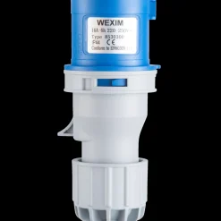 Wexim CEE stikprop 3-pol 16A 230V blå
