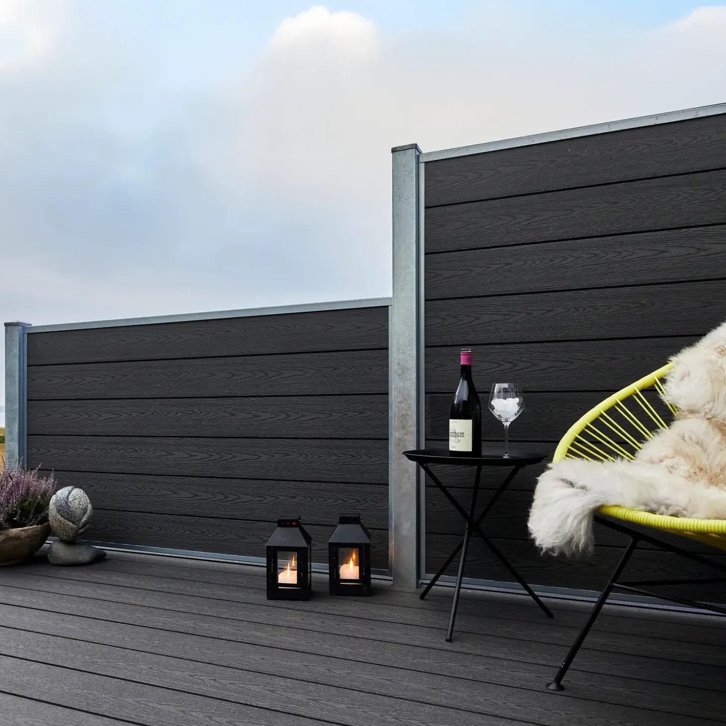 Wimex Fur Classic Komposithegn Koksgrå 00 cm