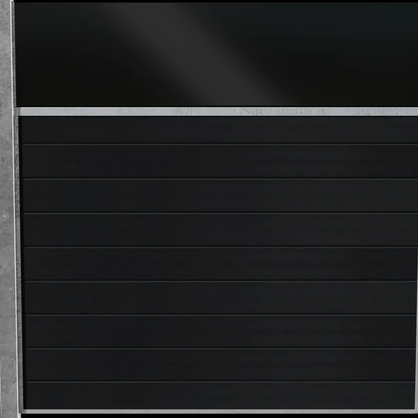 Wimex Livø Prime komposithegn m. glas MatSort 140 cm