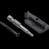 Wimex Royal preload bort-clips sort , inkl. skrue 45 mmbort t-clips bred 23 mm , 100 stk pr kasse