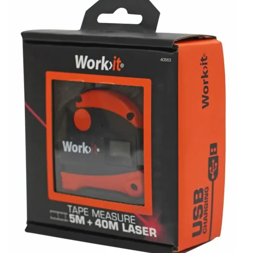Work>it lasermålebånd 5+ 40 m