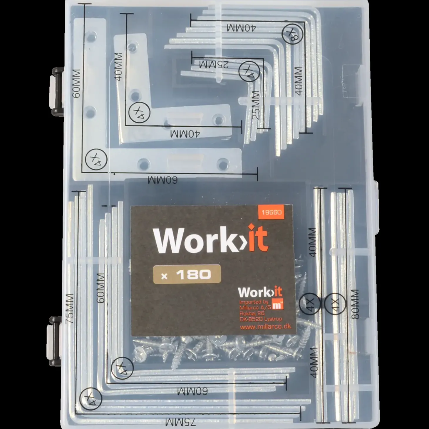 Work>it samlebeslag 180 dele